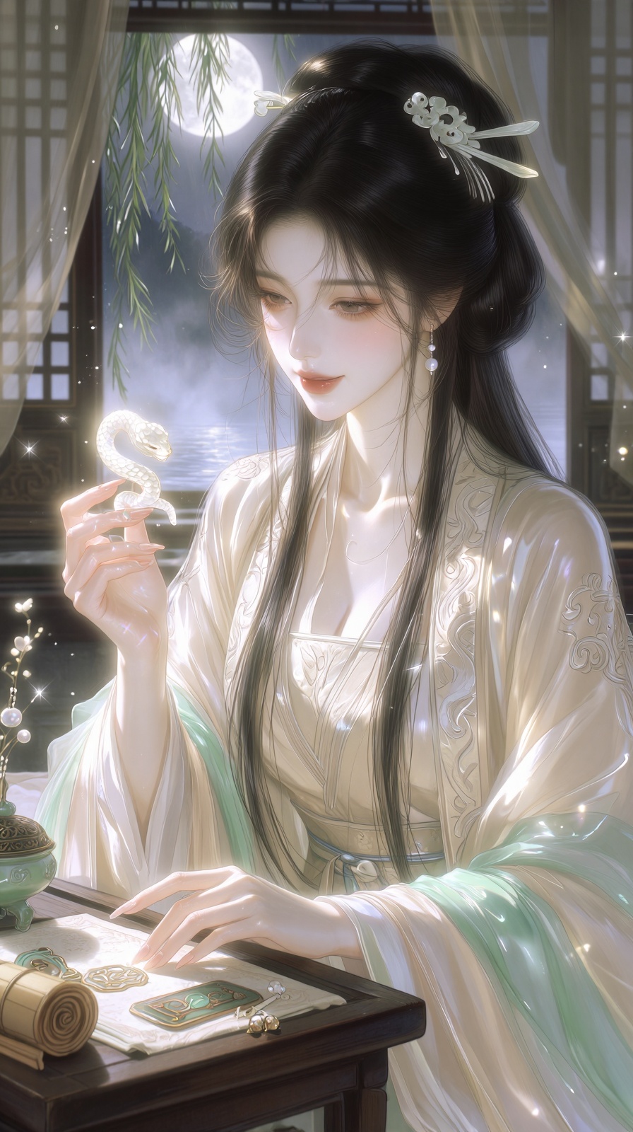(Highly refined art style) 1girl,  solo,  cinematic composition on Tensor.Art