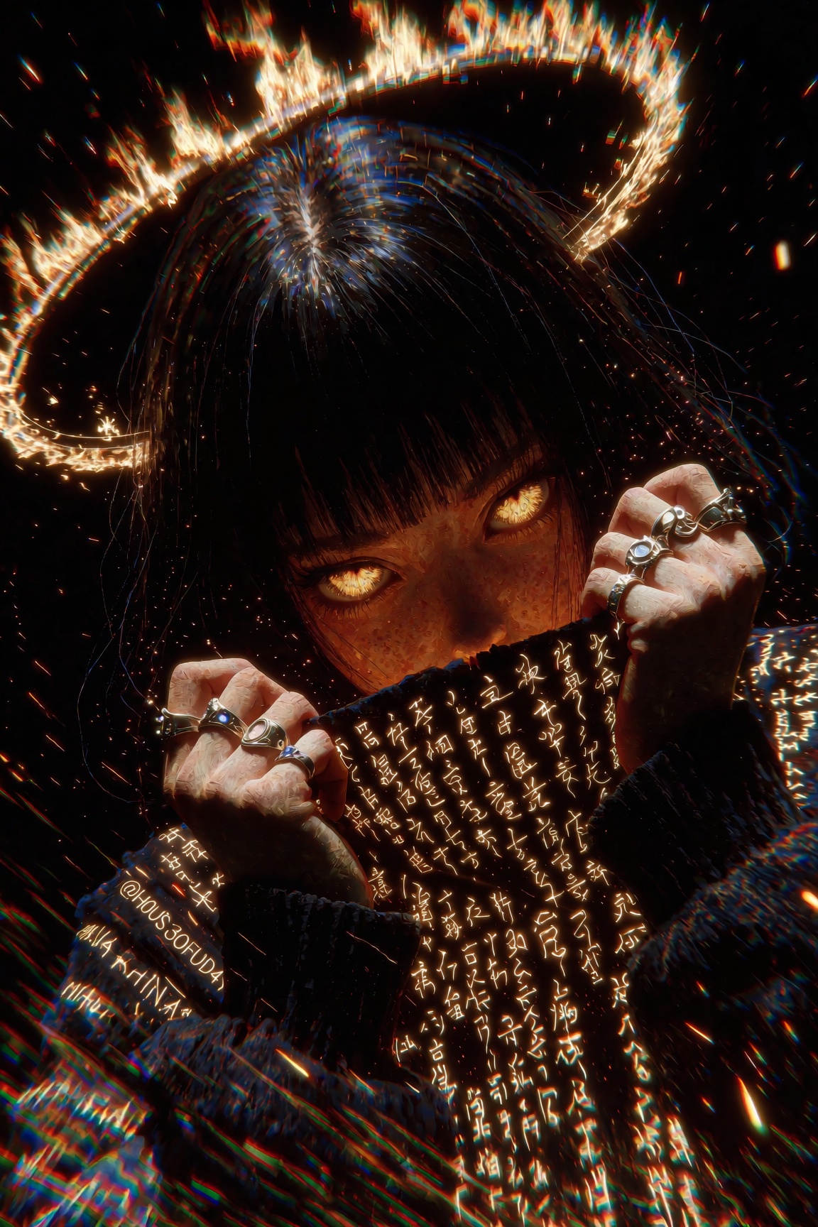 @H0US3OFUD4Y,  dark fantasy,  painterly on Tensor.Art