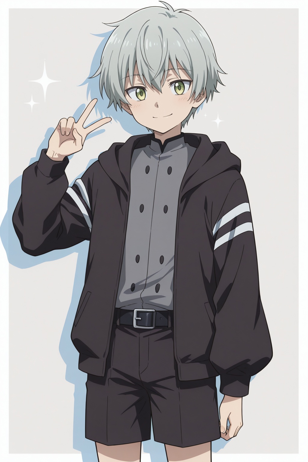 mozz_archdux,  grey hair,  gradient eyes on Tensor.Art
