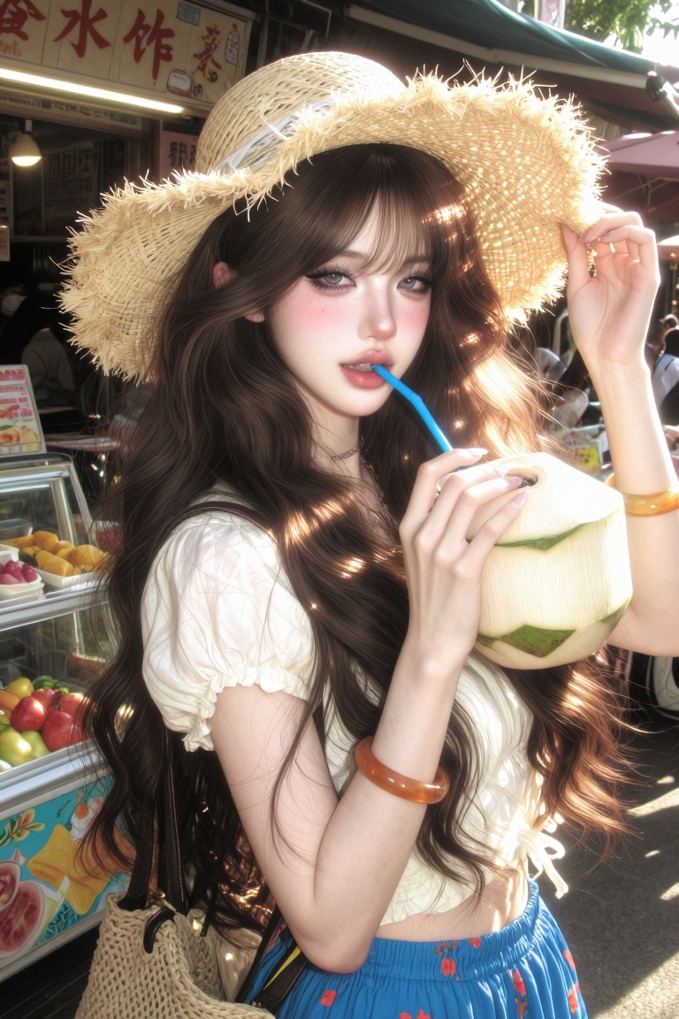 LunelleGlow,  ethereal feminine beauty,  delicate doll-like face on Tensor.Art