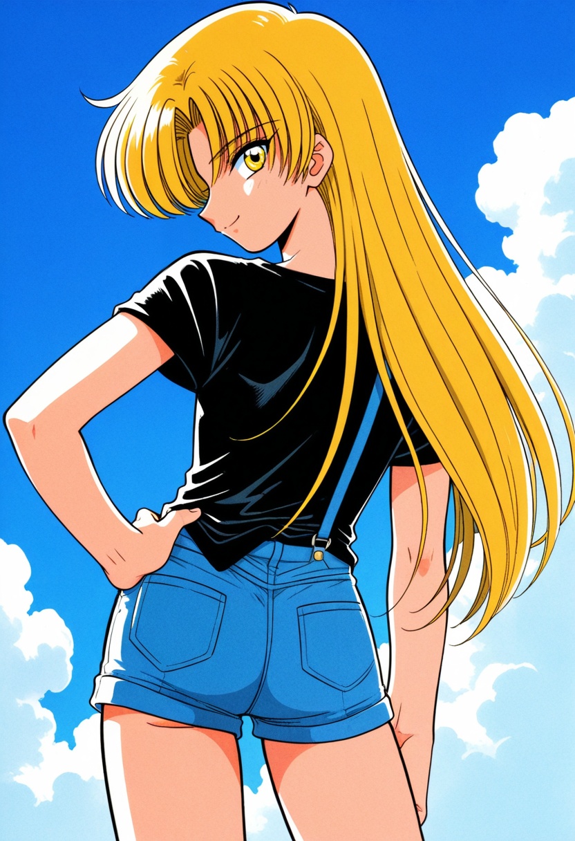masterpiece,  best quality,  1990s retro anime style on Tensor.Art