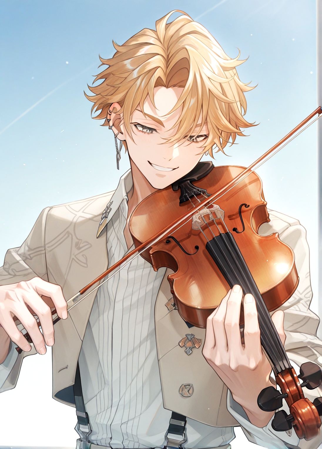 1boy,  solo,  blue sky on Tensor.Art