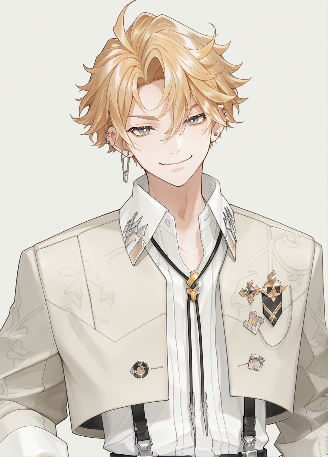 1boy,  simple background,  solo on Tensor.Art