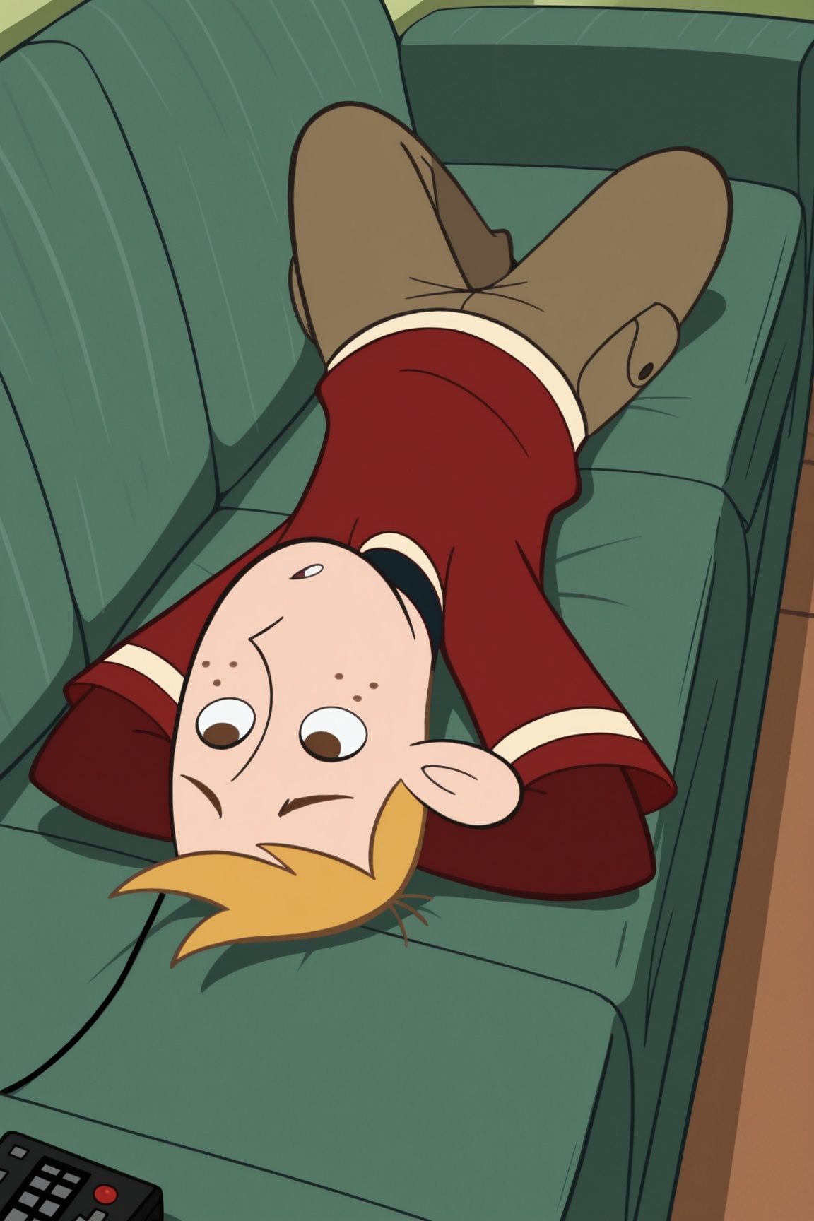 toon_(style),  ron stoppable,  blonde hair on Tensor.Art
