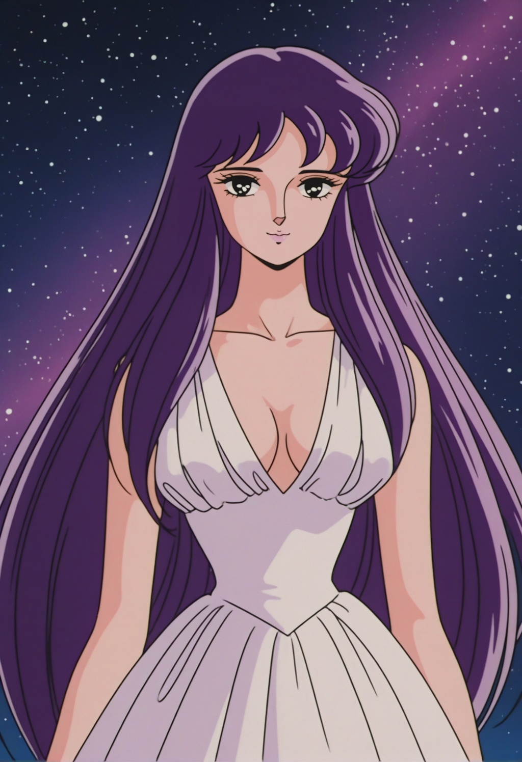 saorikss,  1girl,  purple hair on Tensor.Art