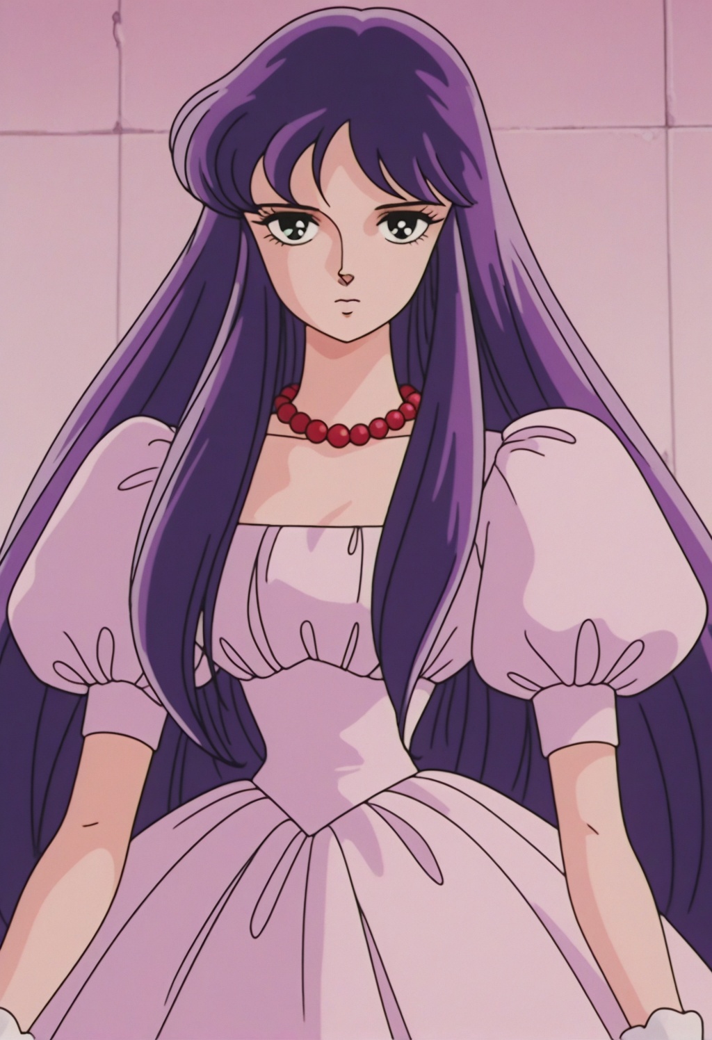 saorikss,  1girl,  purple hair on Tensor.Art