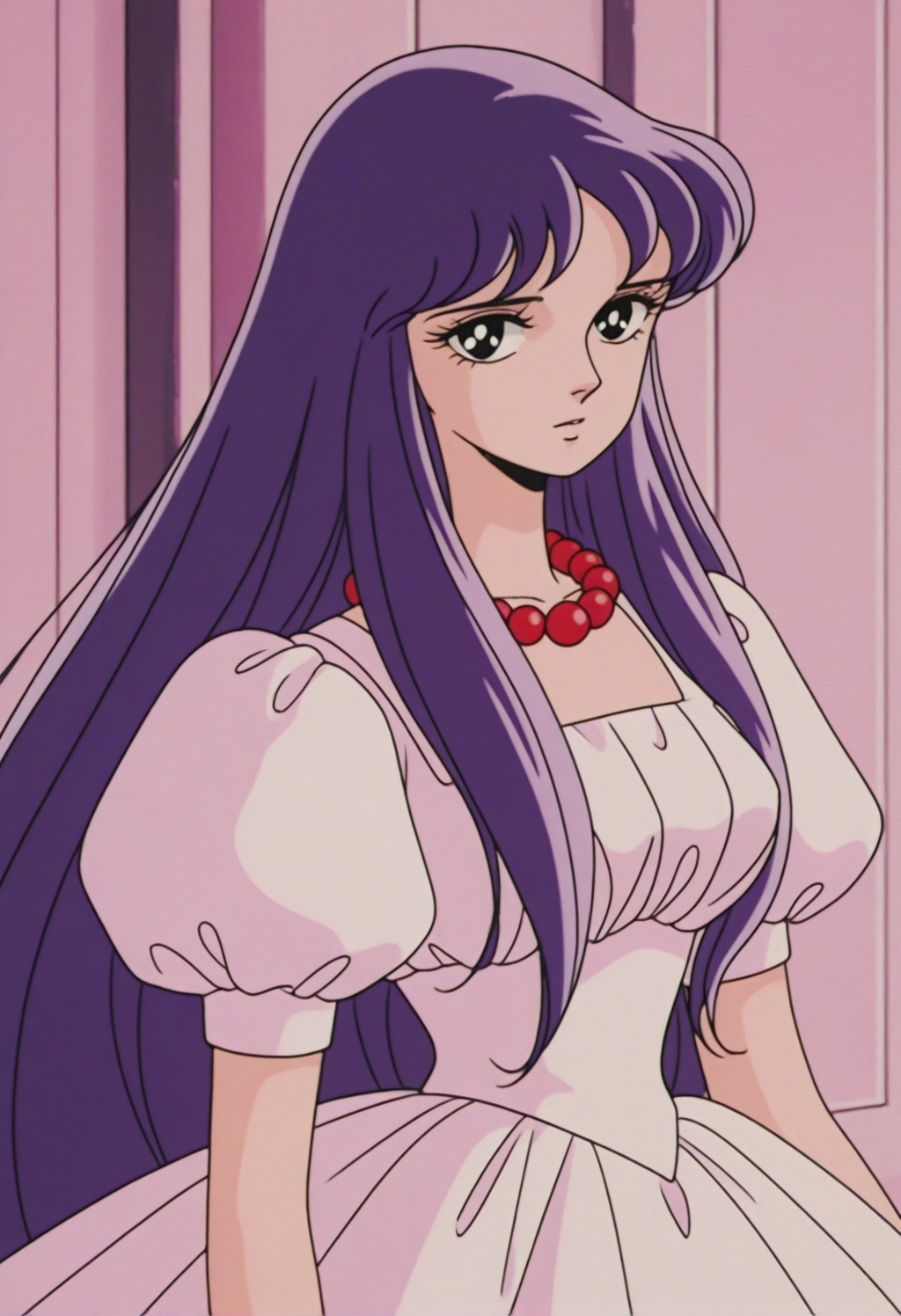saorikss,  1girl,  purple hair on Tensor.Art
