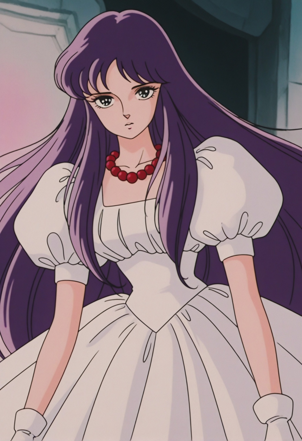 saorikss,  1girl,  purple hair on Tensor.Art