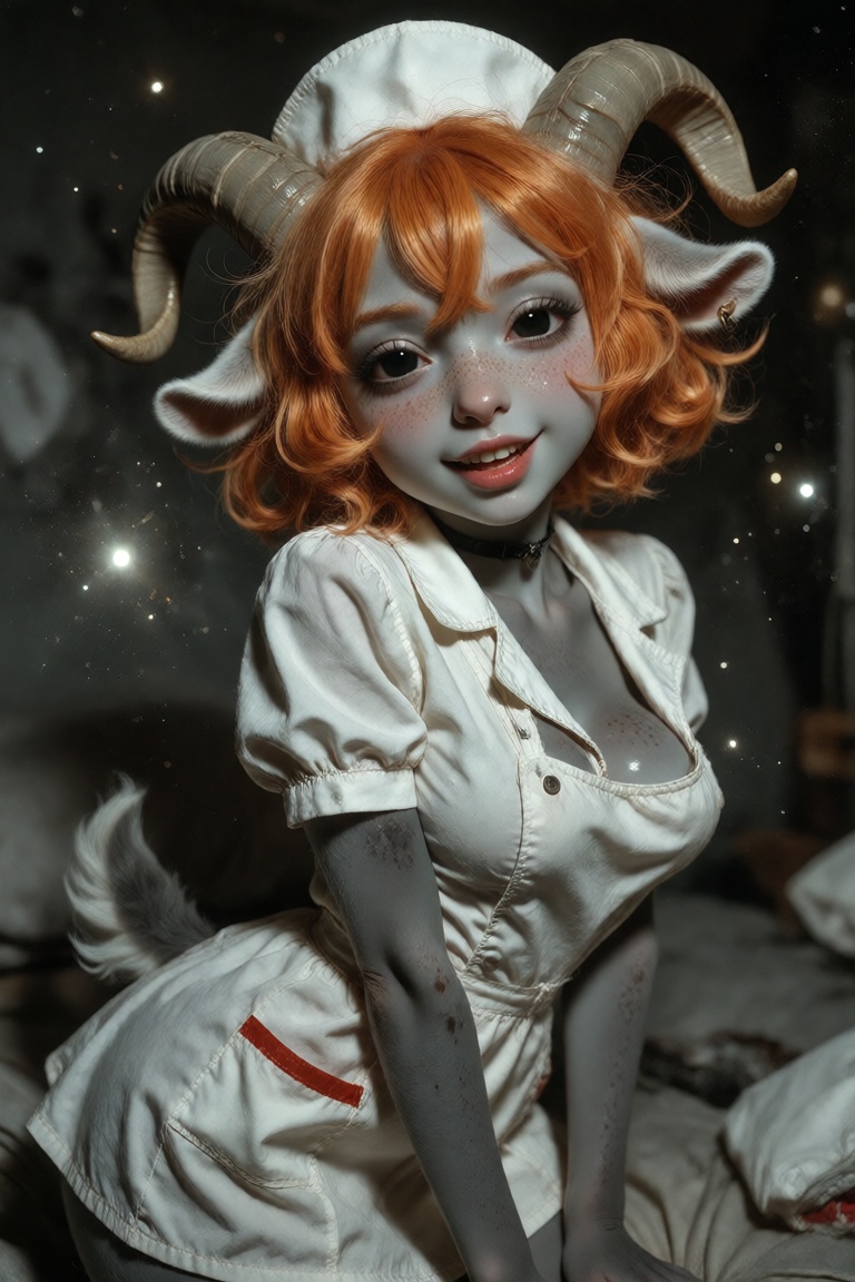 (cleavage focus),  tiny-pink-freckled cleavage,  highly detailed skin on Tensor.Art