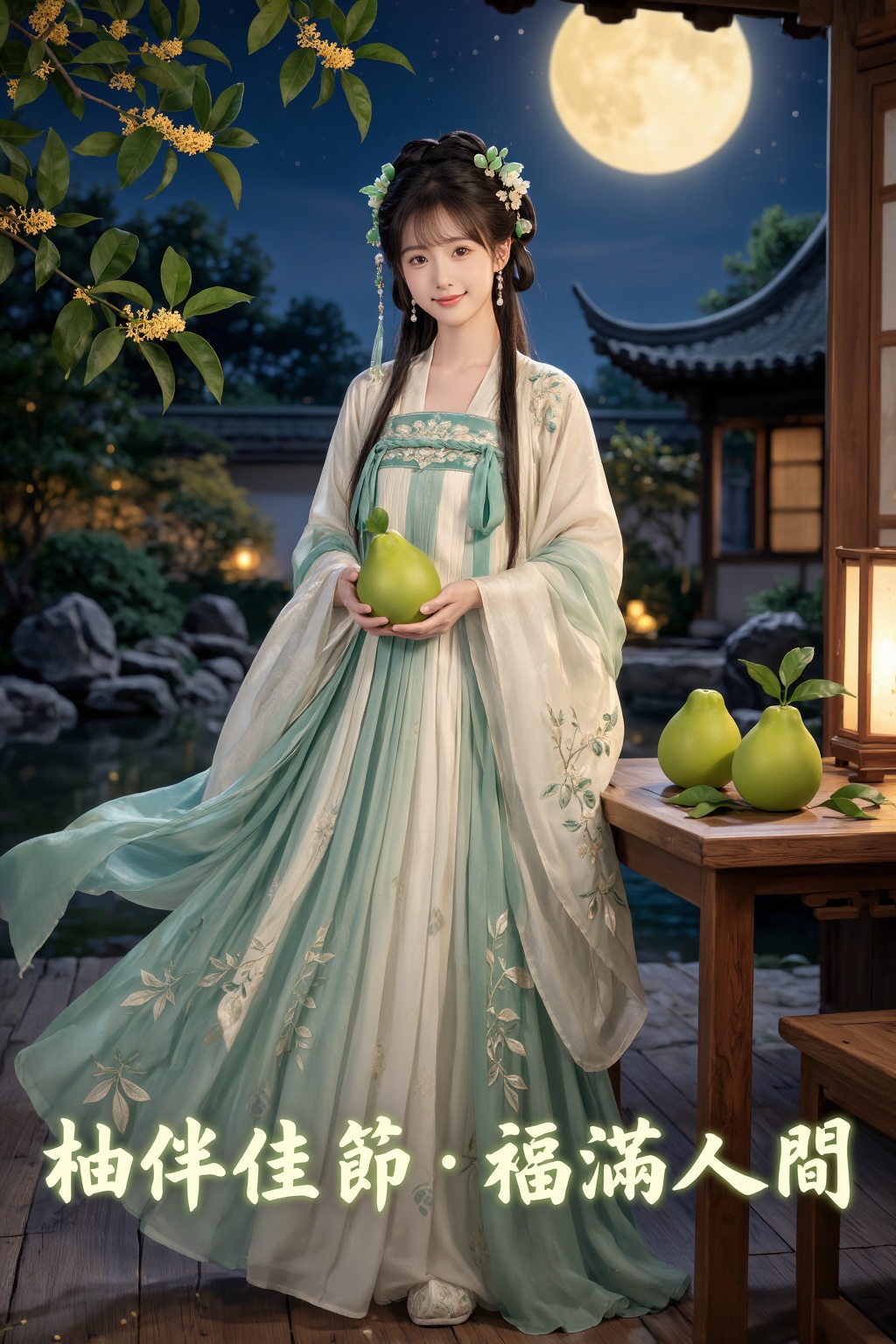 Exceptional quality,  premium cinematic Chinese classical portrait,  highly detailed photorealistic Hanfu fantasy artwork....