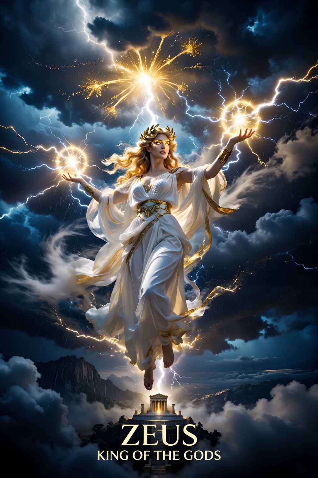 Exceptional quality,  premium cinematic mythological fantasy portrait,  highly detailed semi-realistic Greek divine fantas...