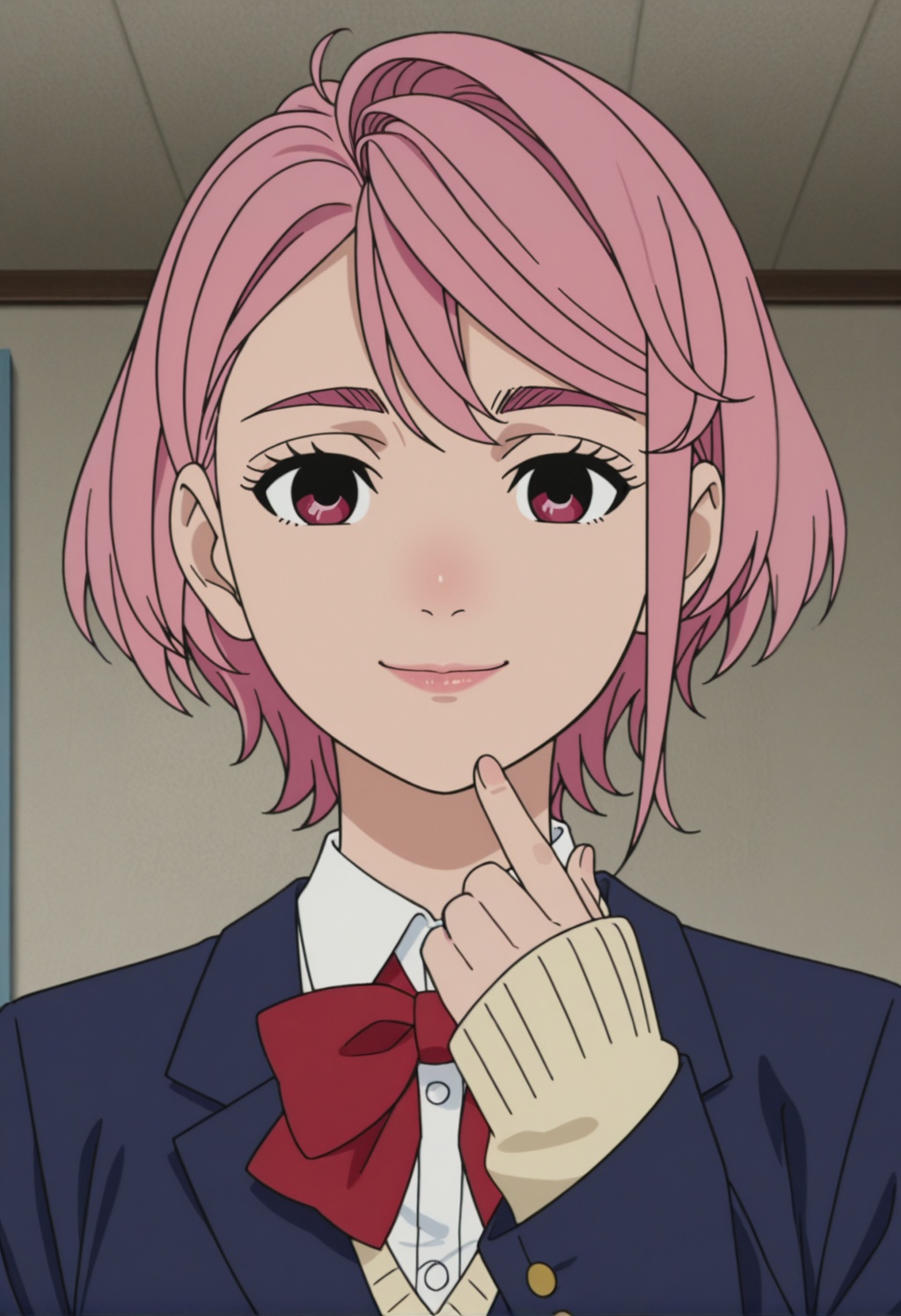 airaddd,  1girl,  pink hair on Tensor.Art