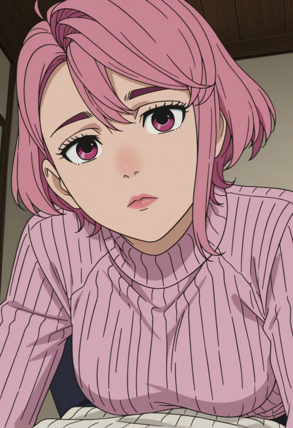 airaddd,  1girl,  pink hair on Tensor.Art