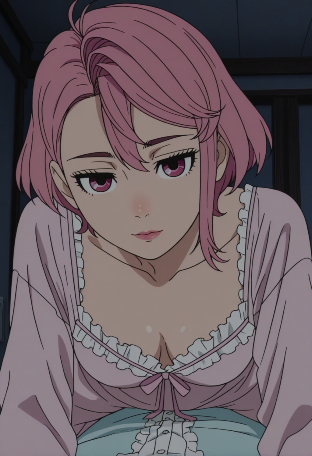 airaddd,  1girl,  pink hair on Tensor.Art