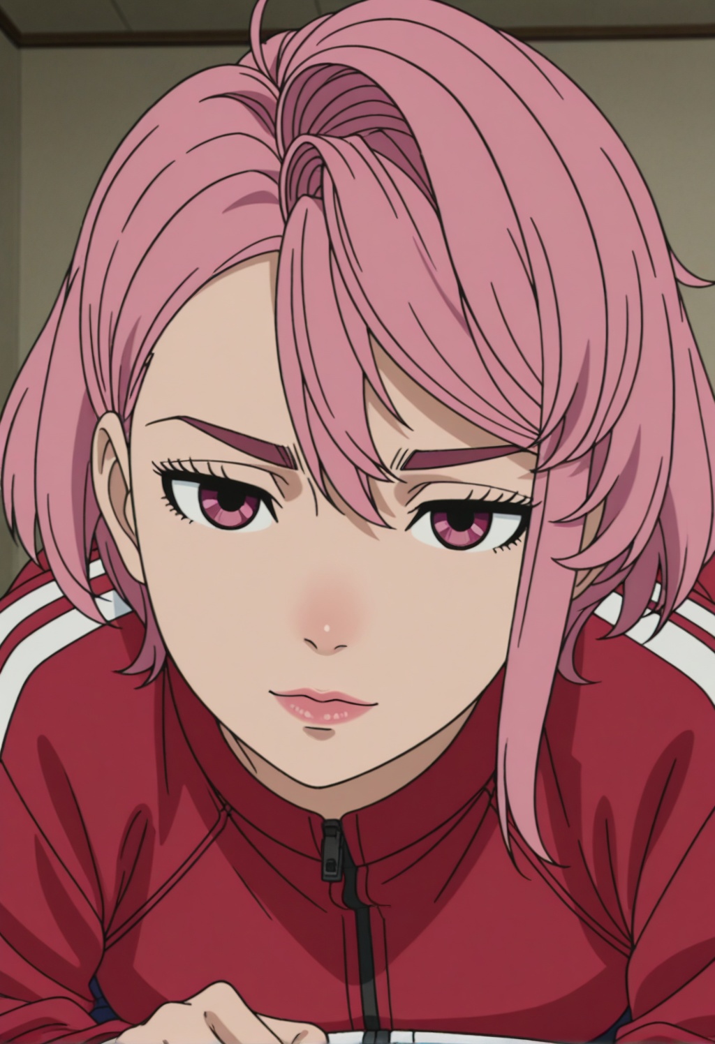 airaddd,  1girl,  pink hair on Tensor.Art