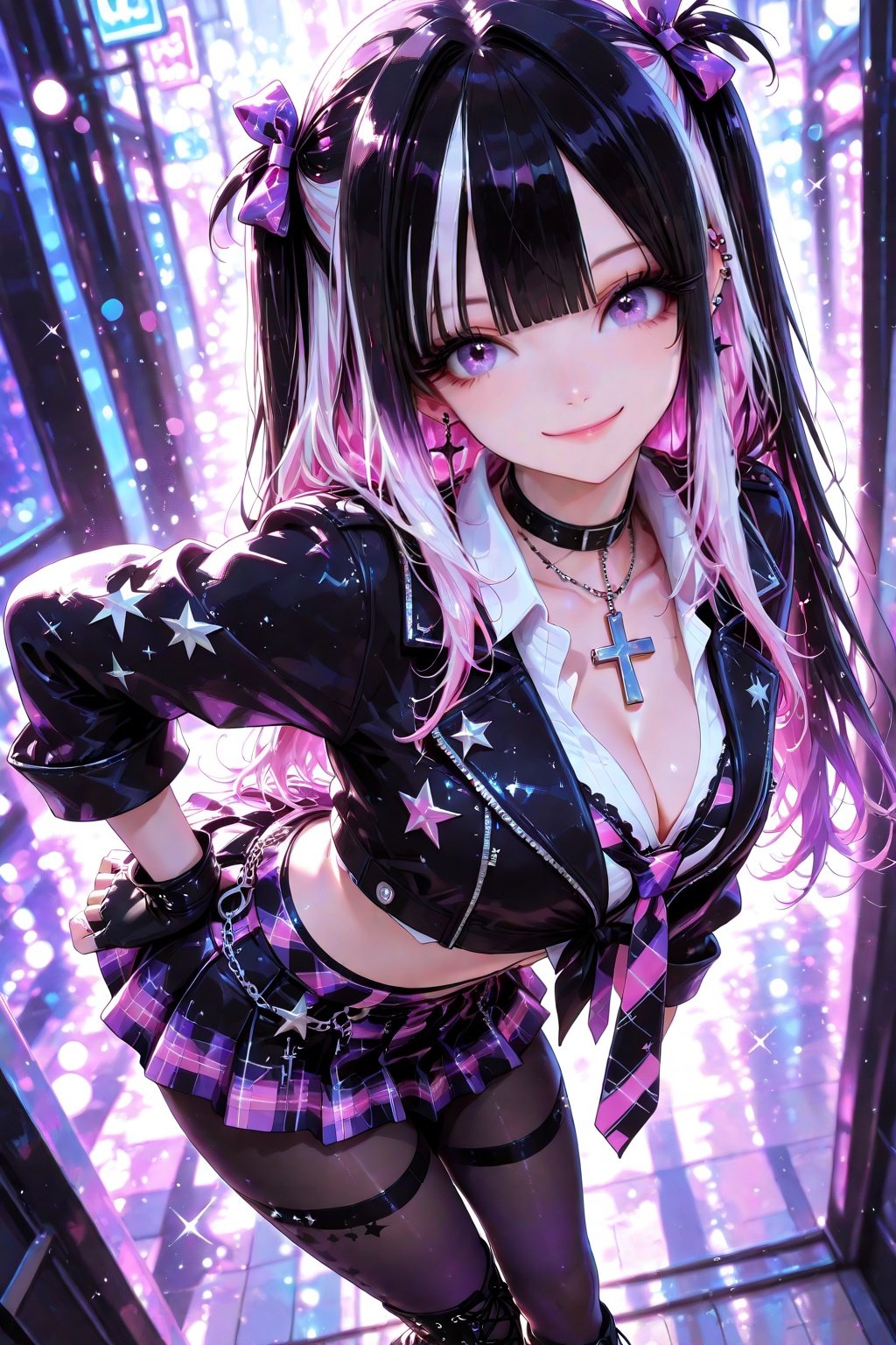 Mai Kanno,  long hair,  cleavage on Tensor.Art