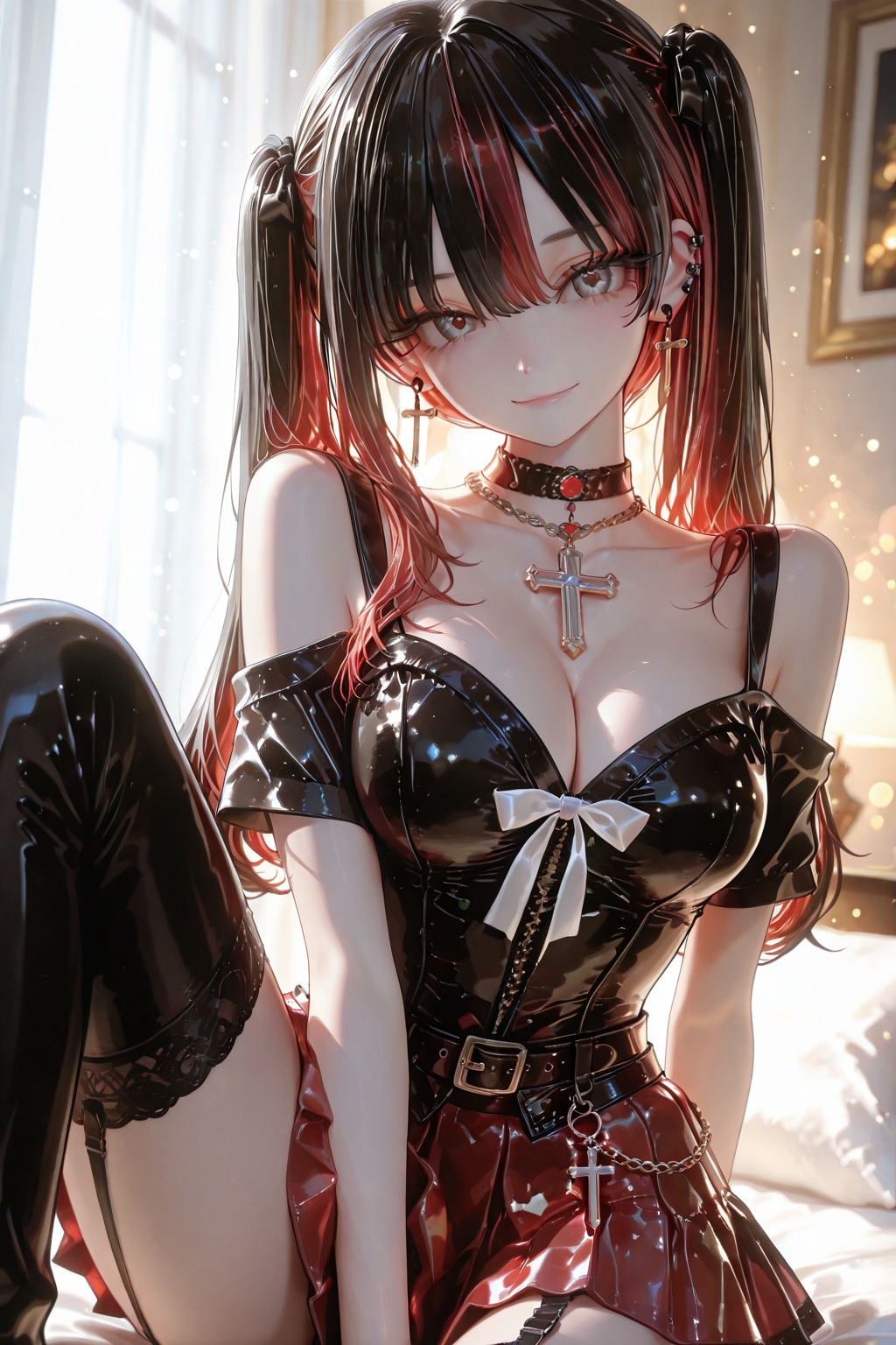 Girl,  solo,  long hair on Tensor.Art