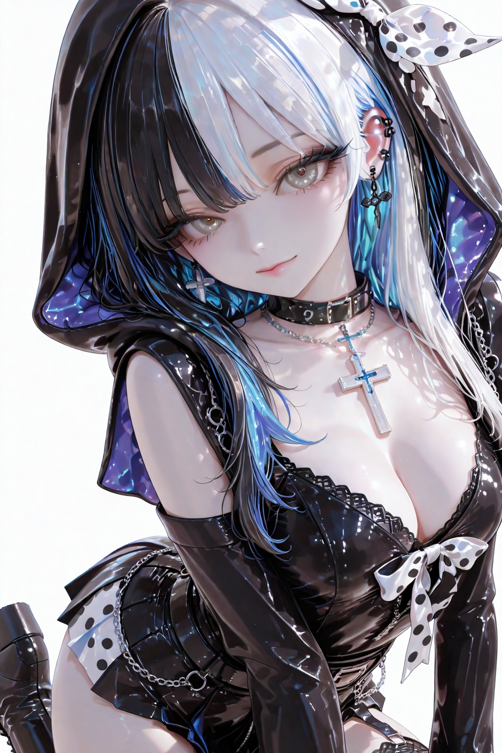Akemiya Rin,  long hair,  chest on Tensor.Art