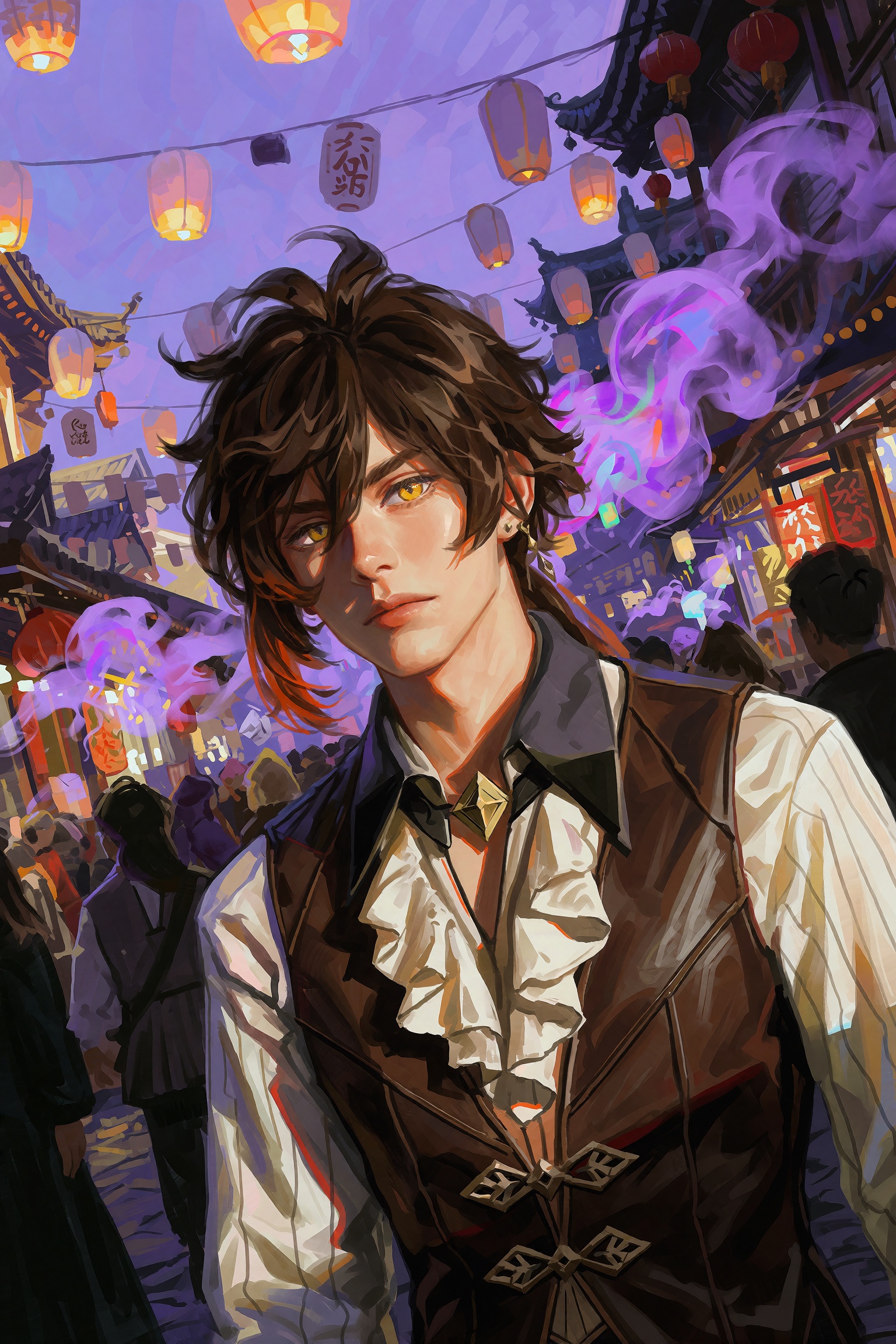 textured brush strokes,  highres,  absurdres on Tensor.Art