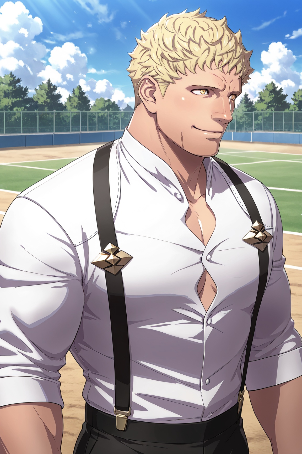 1boy,  RaphaelFE3H,  blonde hair on Tensor.Art
