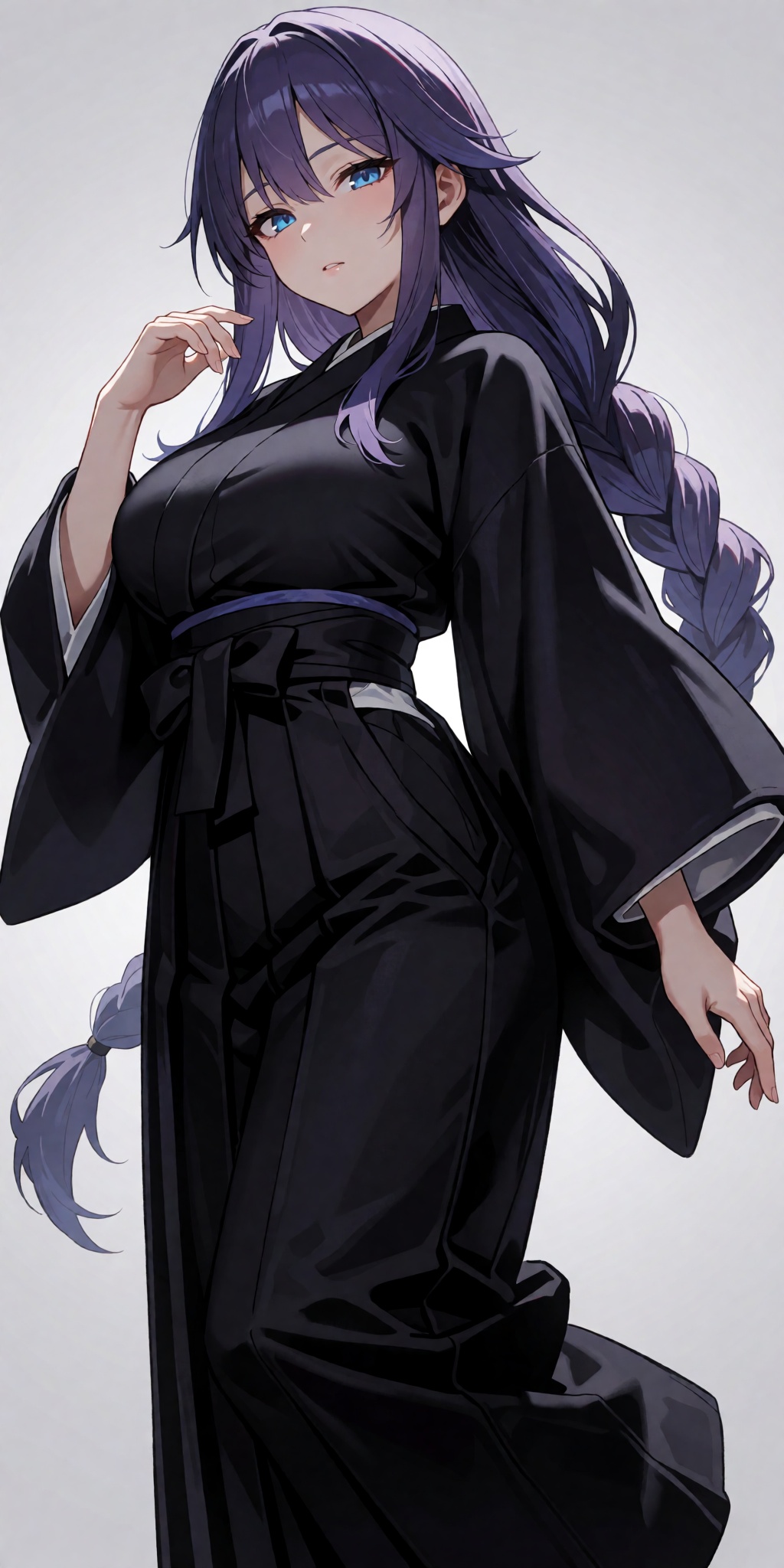 A breathtaking anime masterpiece featuring Ise from Kantai Collection in her Kai Ni version wearing an Akatsuki cosplay ou...