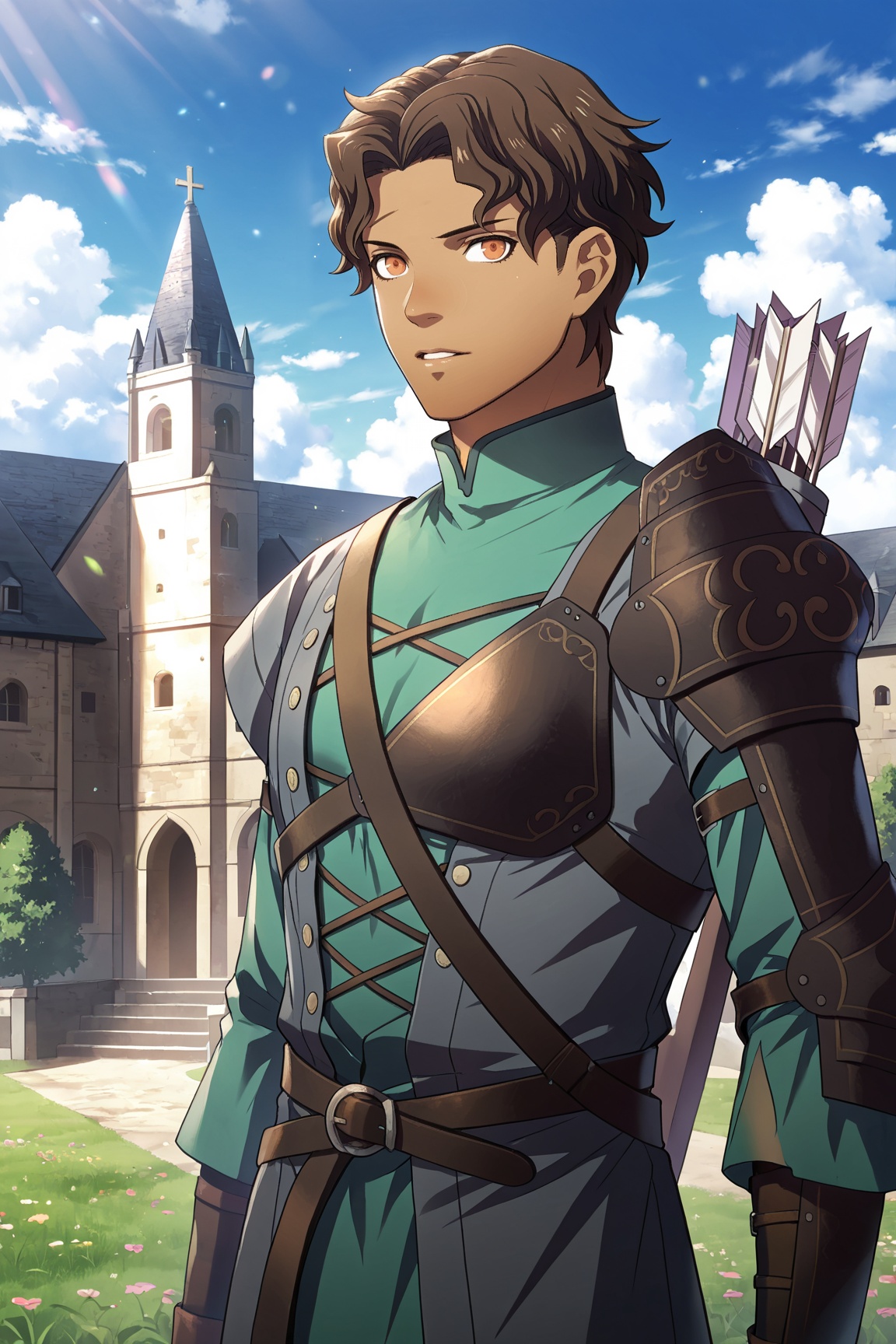 1boy,  CyrilFE3H,  brown hair on Tensor.Art