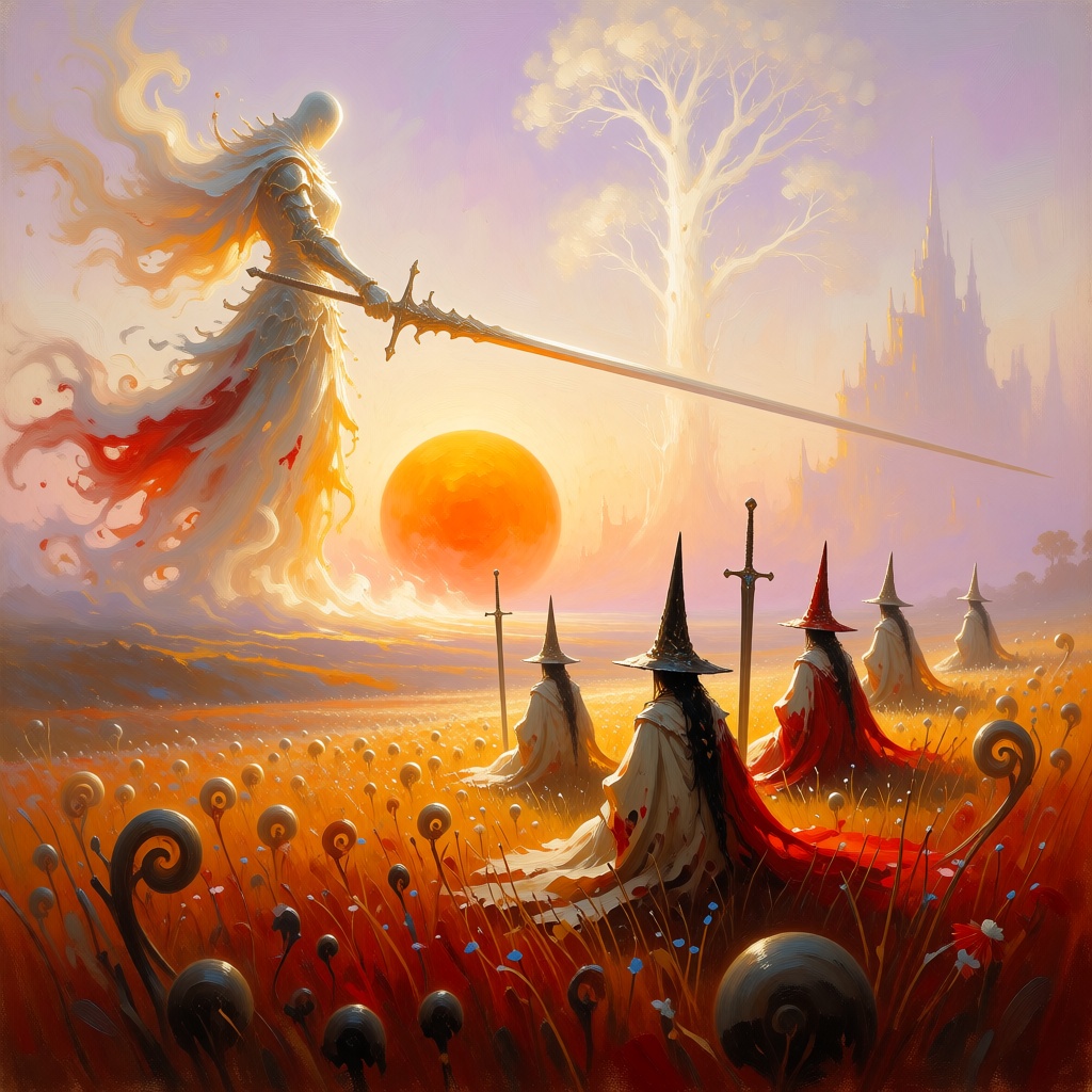 tot_art,  SKS_woman. dcd@rkf@ntsy. A wide,  panoramic digital painting in a highly stylized on Tensor.Art