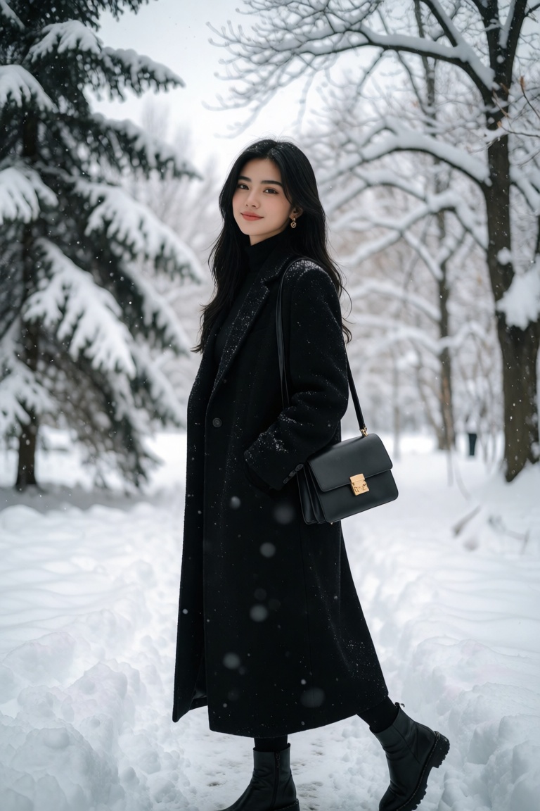 ayoung woman with long black hair,  brown eyes,  and wearing elegant jewelry on Tensor.Art