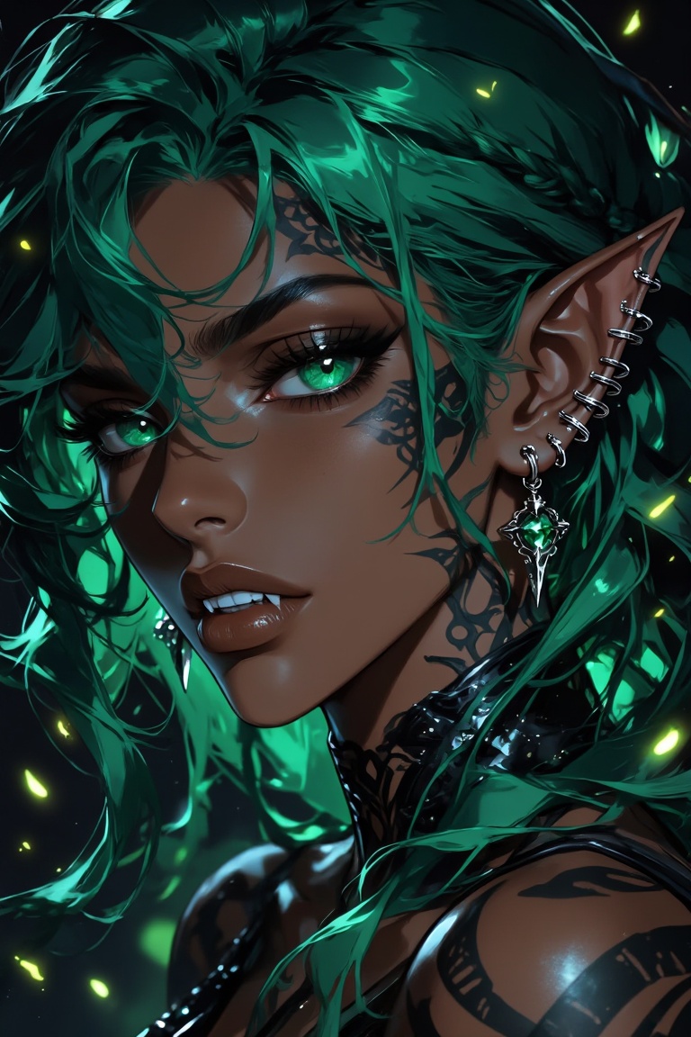 1woman,  looking directly into the camera,  dark skin on Tensor.Art