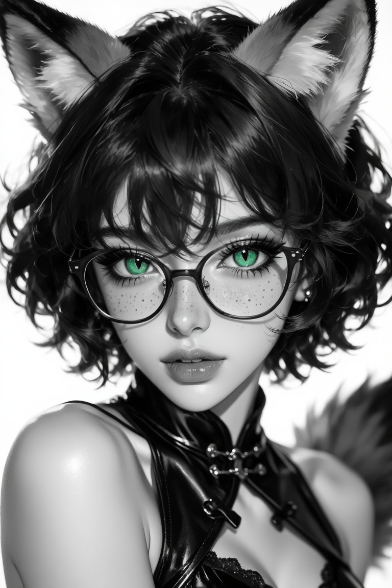 fox girl,  solo,  model on Tensor.Art