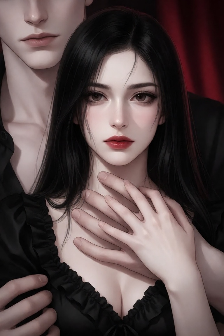 1girl,  1boy,  semi-close-up on Tensor.Art