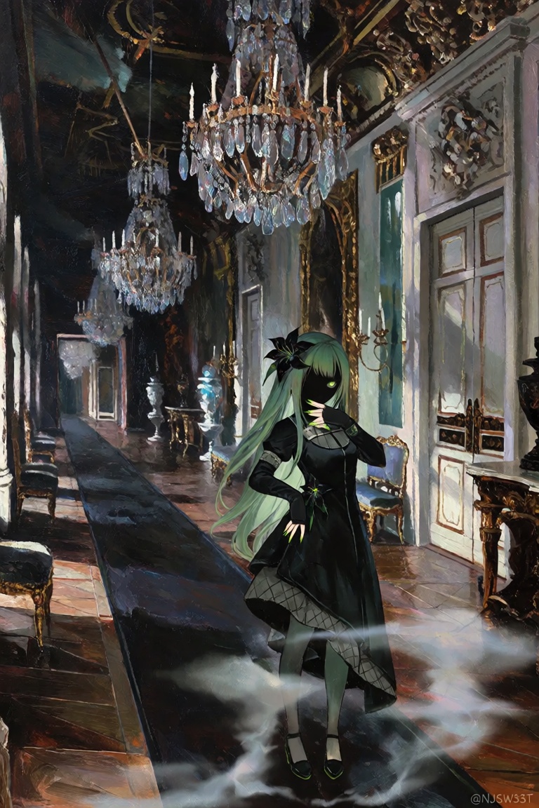 @NJSW33T,  The painting style is highly textured,  with thick on Tensor.Art