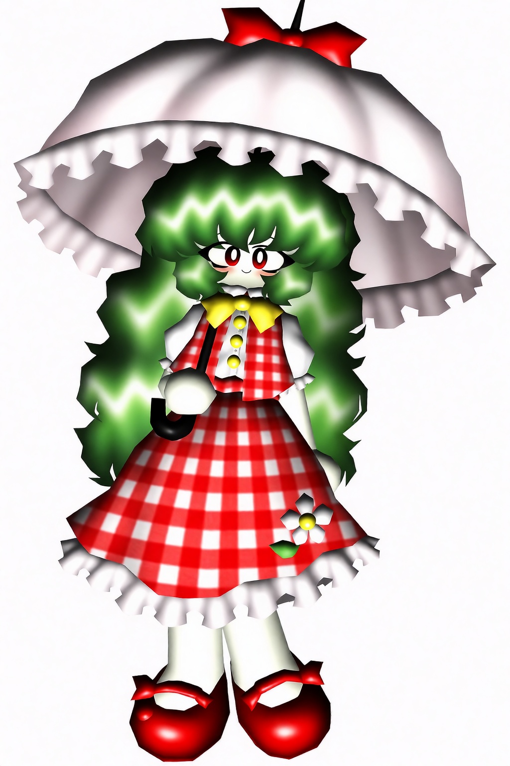 lastworry111,  low-poly style with a cartoonish face,  An illustrative 3D rendered character on Tensor.Art