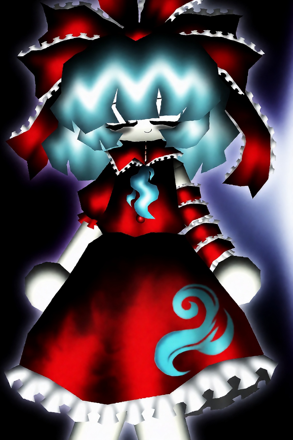 lastworry111,  low-poly style with a cartoonish face,  An illustration features a stylized on Tensor.Art