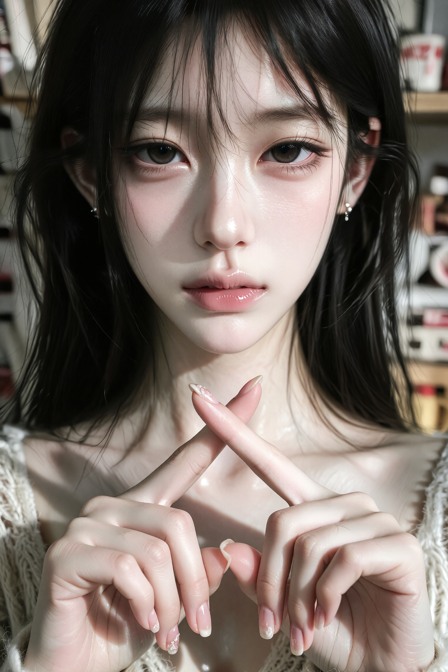 (((masterpiece,  ultra-detailed,  polished 8k digital artwork))). A tall girl standing at 155 cm on Tensor.Art