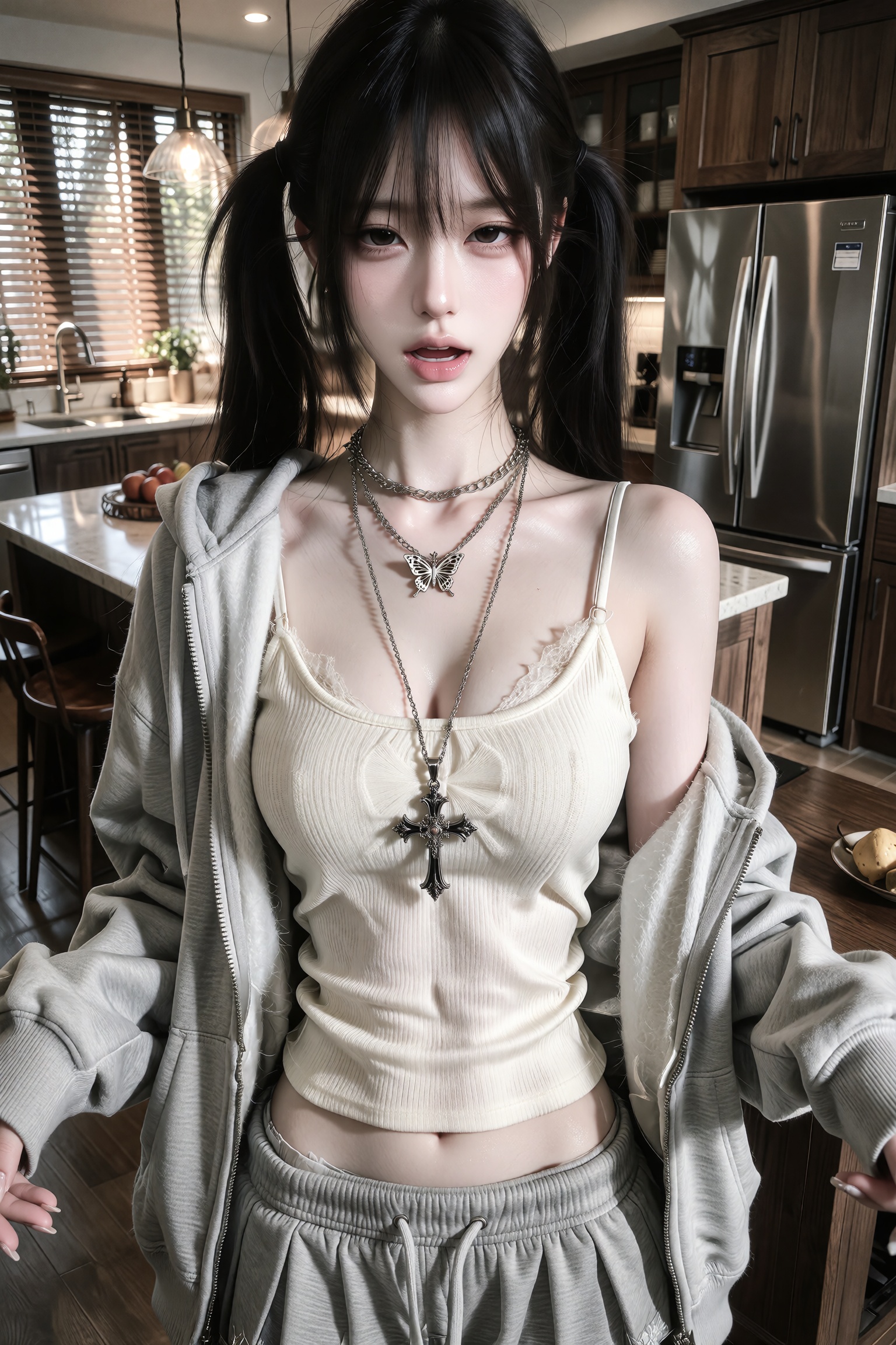 (((masterpiece,  ultra-detailed,  polished 8k digital artwork))). A tall girl standing at 155 cm on Tensor.Art