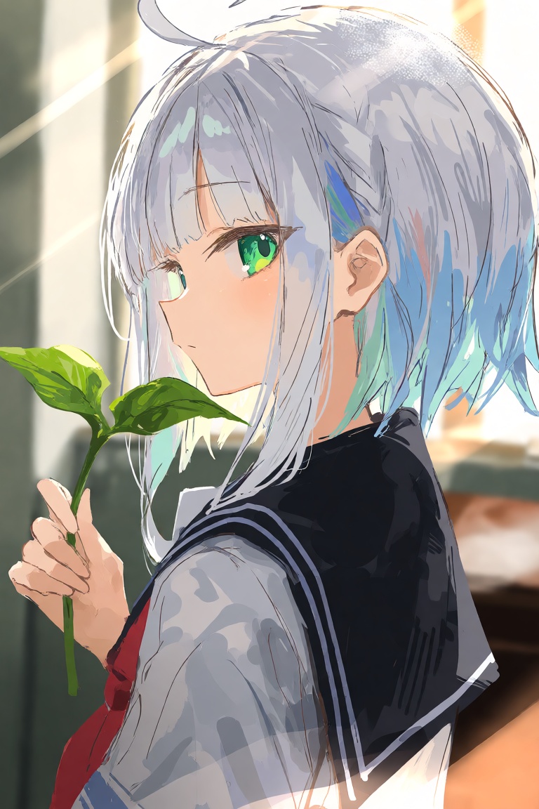 1girl,  solo,  looking to the side on Tensor.Art