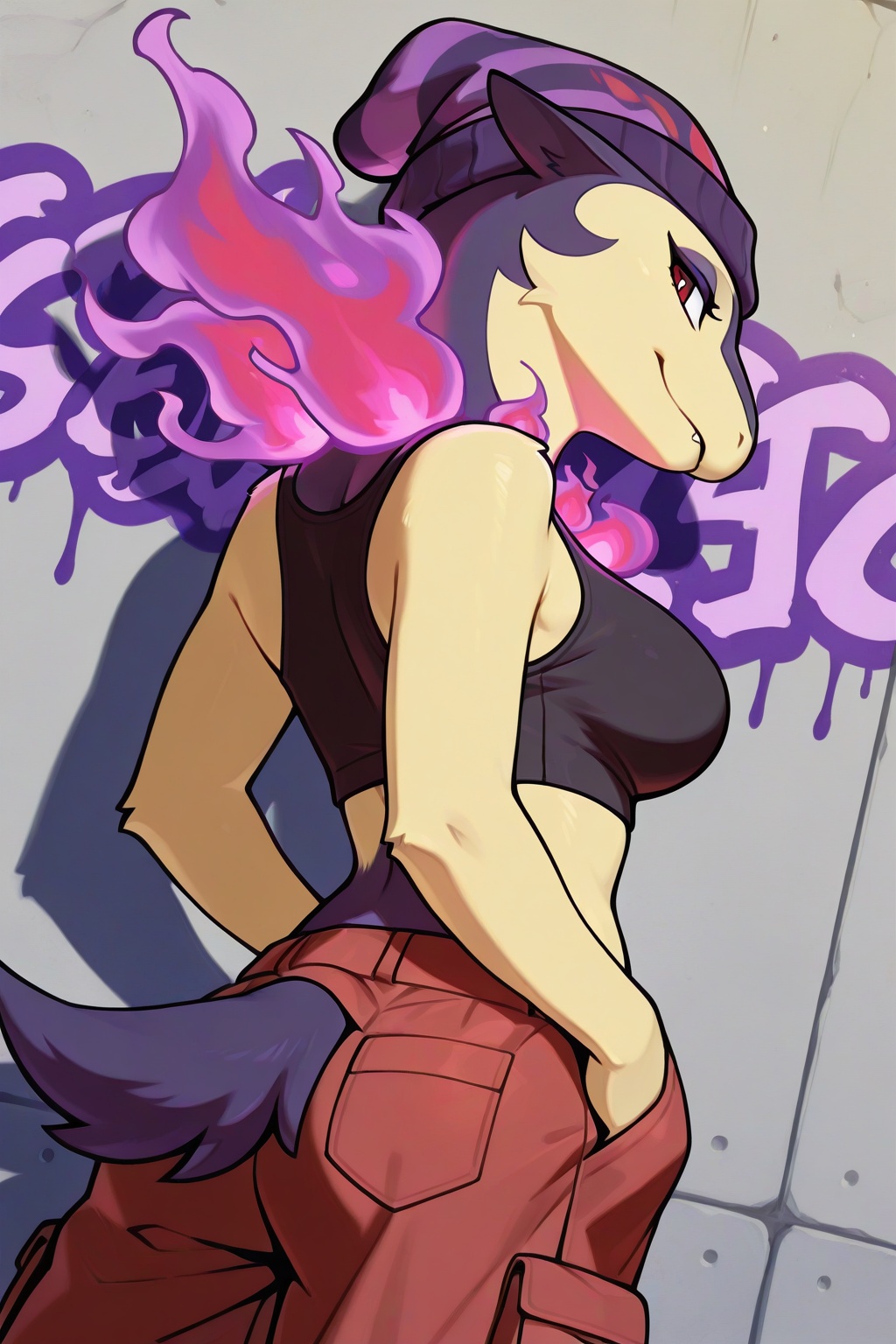 1girl,  anthro,  cowboy shot on Tensor.Art