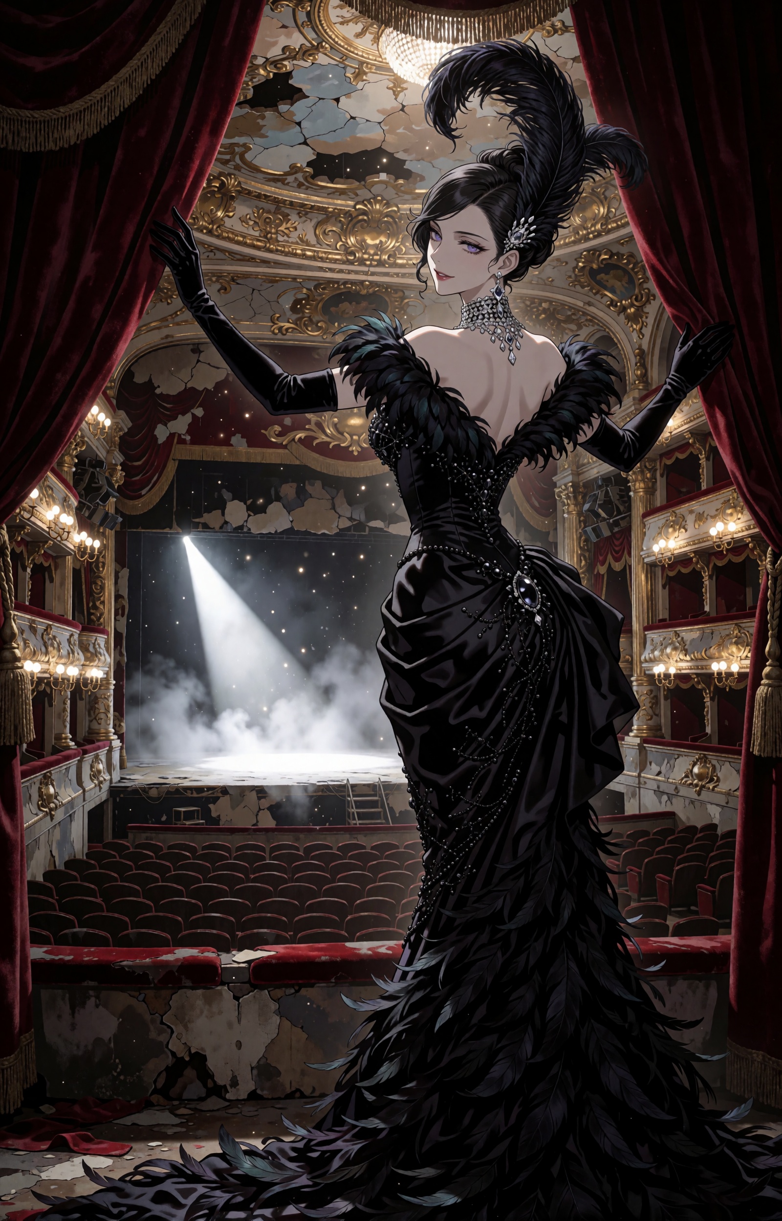 SUBJECT : A statuesque ***** woman in her mid-forties with a soft,  generously curved build and graceful dancer-like postu...