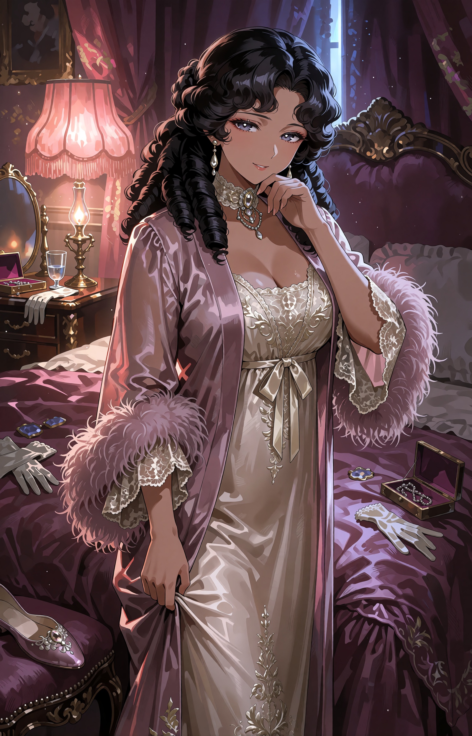 SUBJECT A beautiful forty-two-year-old woman with a soft,  plush figure,  broad hips on Tensor.Art
