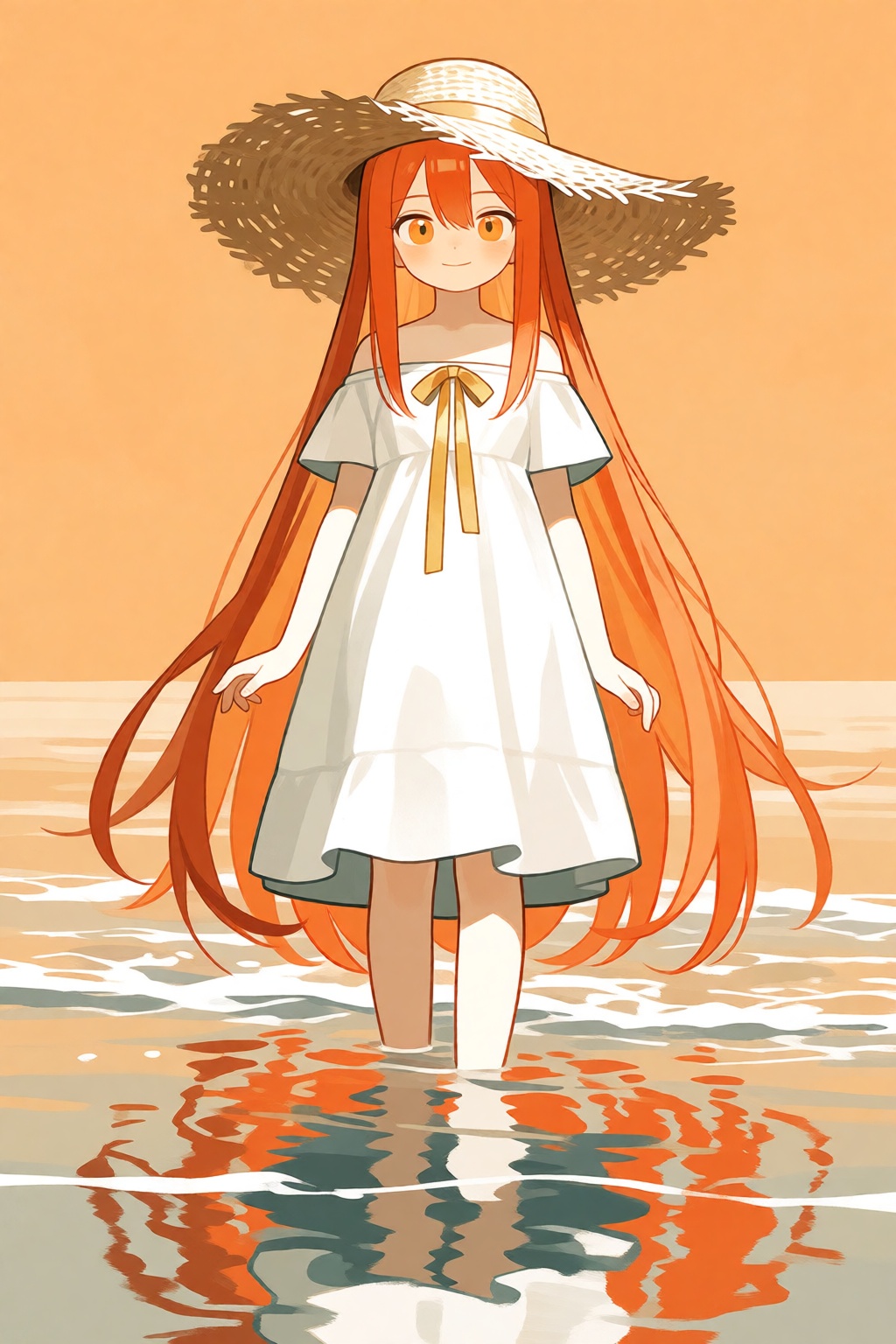1girl,  solo,  standing on Tensor.Art