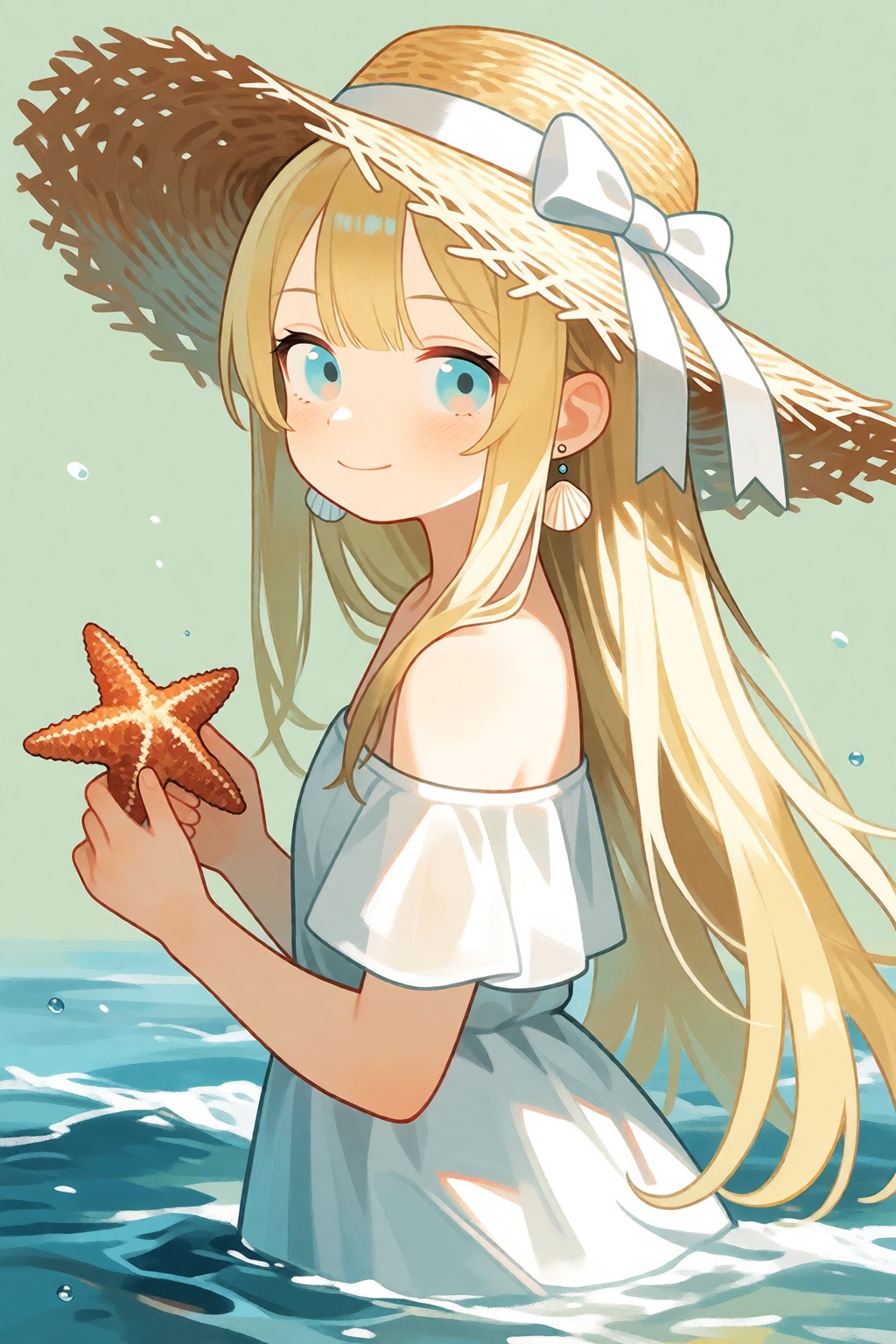 1girl,  bangs,  very long hair on Tensor.Art