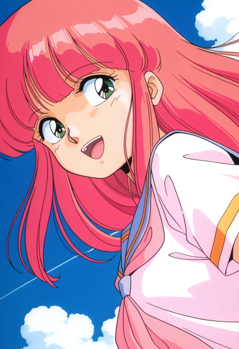 masterpiece,  best quality,  1990s retro anime style on Tensor.Art
