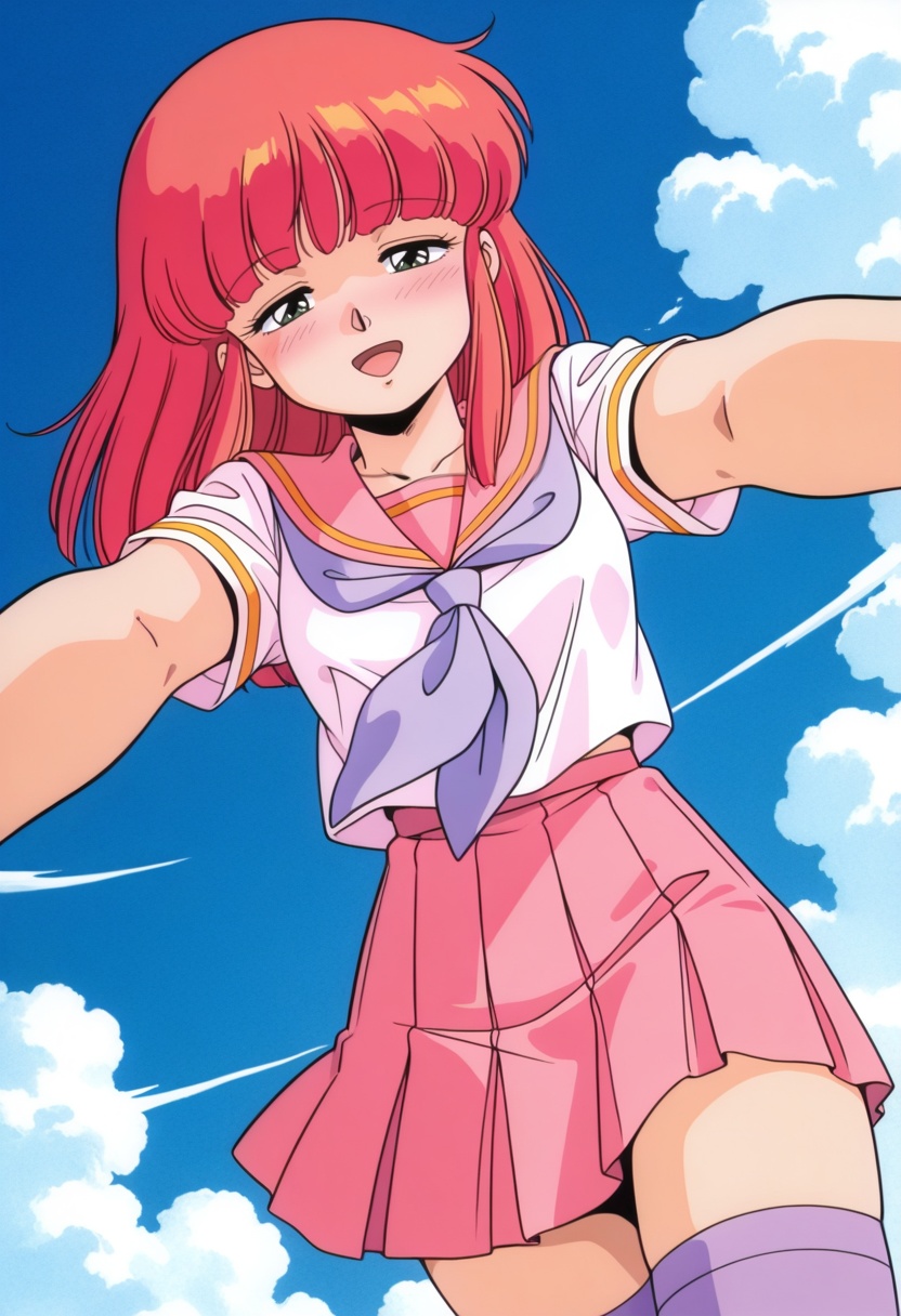 masterpiece,  best quality,  1990s retro anime style on Tensor.Art
