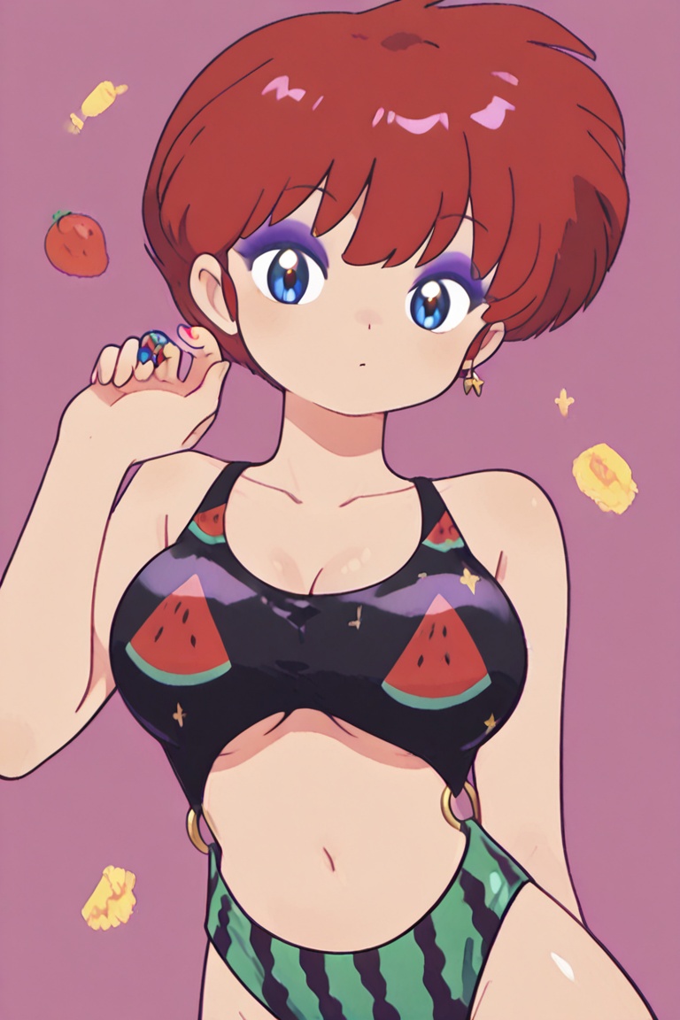 Ring bikini,  connected bikini,  eyeshadow on Tensor.Art