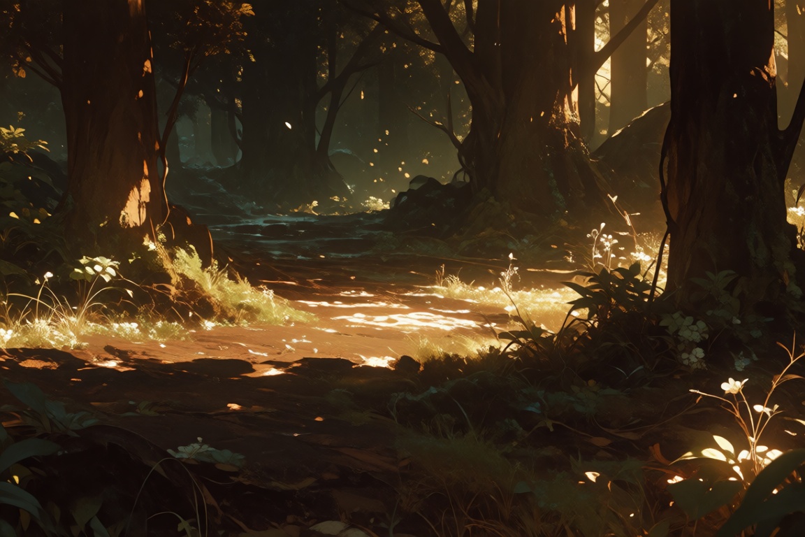 A vast landscape of a fantasy world,  high-quality painterly anime illustration,  polished digital painting on Tensor.Art