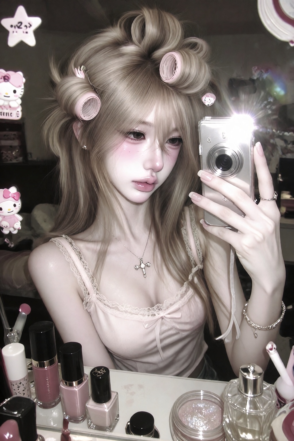 1girl,  solo,  pale skin on Tensor.Art