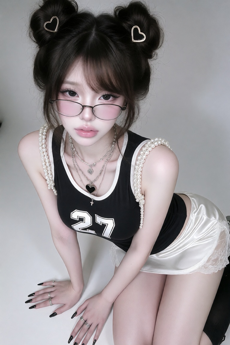 1girl,  solo,  doll-like face on Tensor.Art