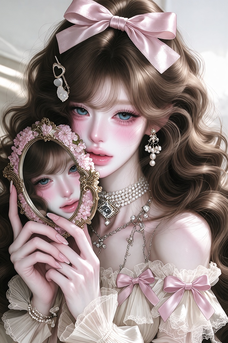 1girl,  solo,  doll-like face on Tensor.Art