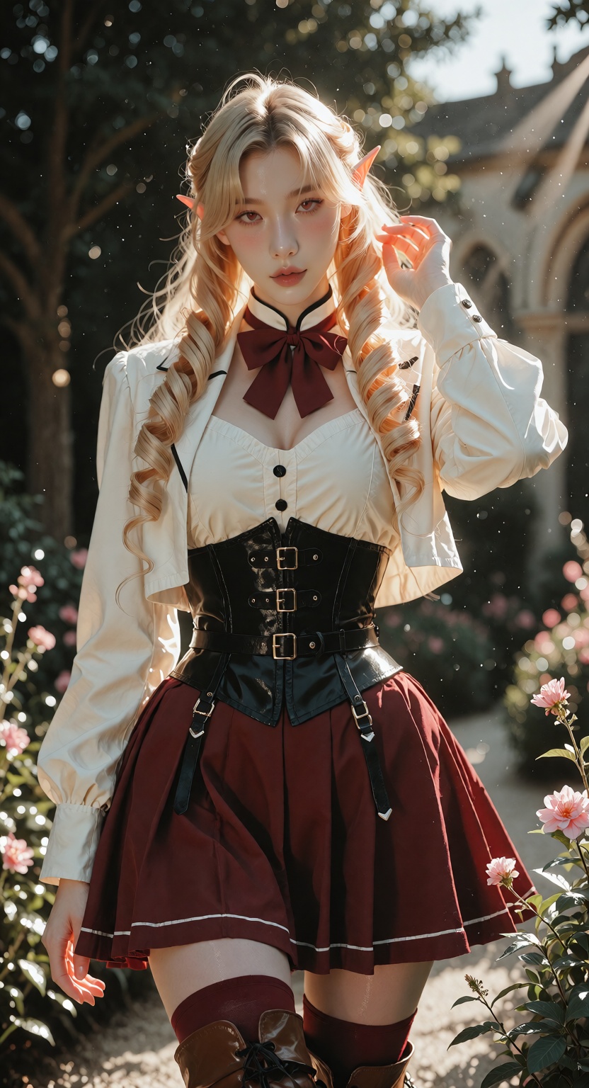 photorealistic fashion photograph,  shot on 85mm lens,  f/1.8 on Tensor.Art